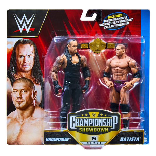 2023 WWE Mattel Basic Championship Showdown Series 13 Undertaker vs. Batista