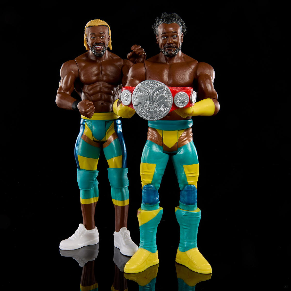2023 WWE Mattel Basic Championship Showdown Series 13 New Day: Xavier Woods & Kofi Kingston