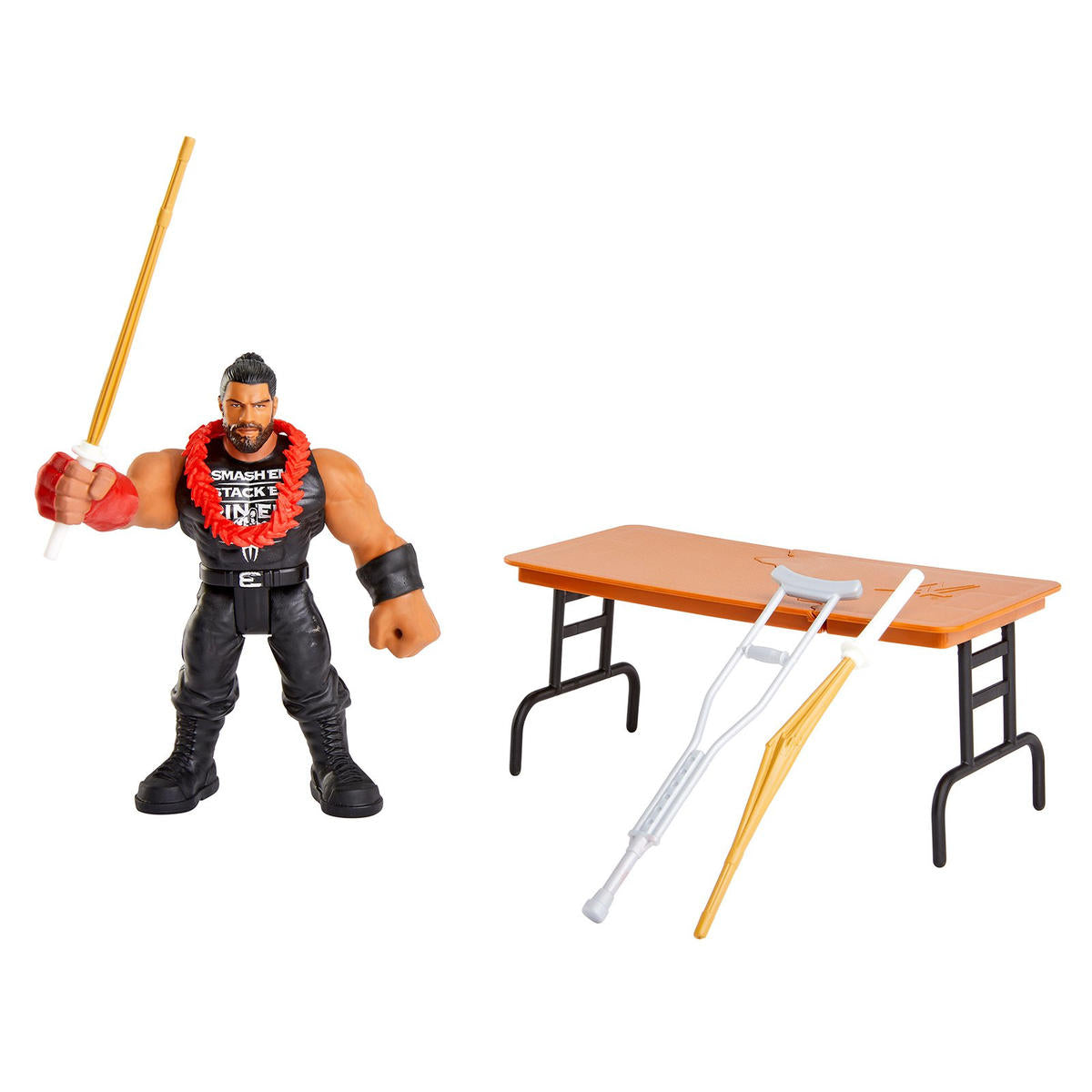Wwe Basic Roman Reigns Figura De Acción, Posable De 6 PuLG. | Envío Gratis