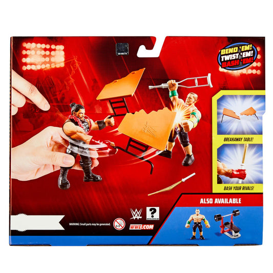 2022 WWE Mattel Bend 'N' Bash Roman Reigns Deluxe Pack