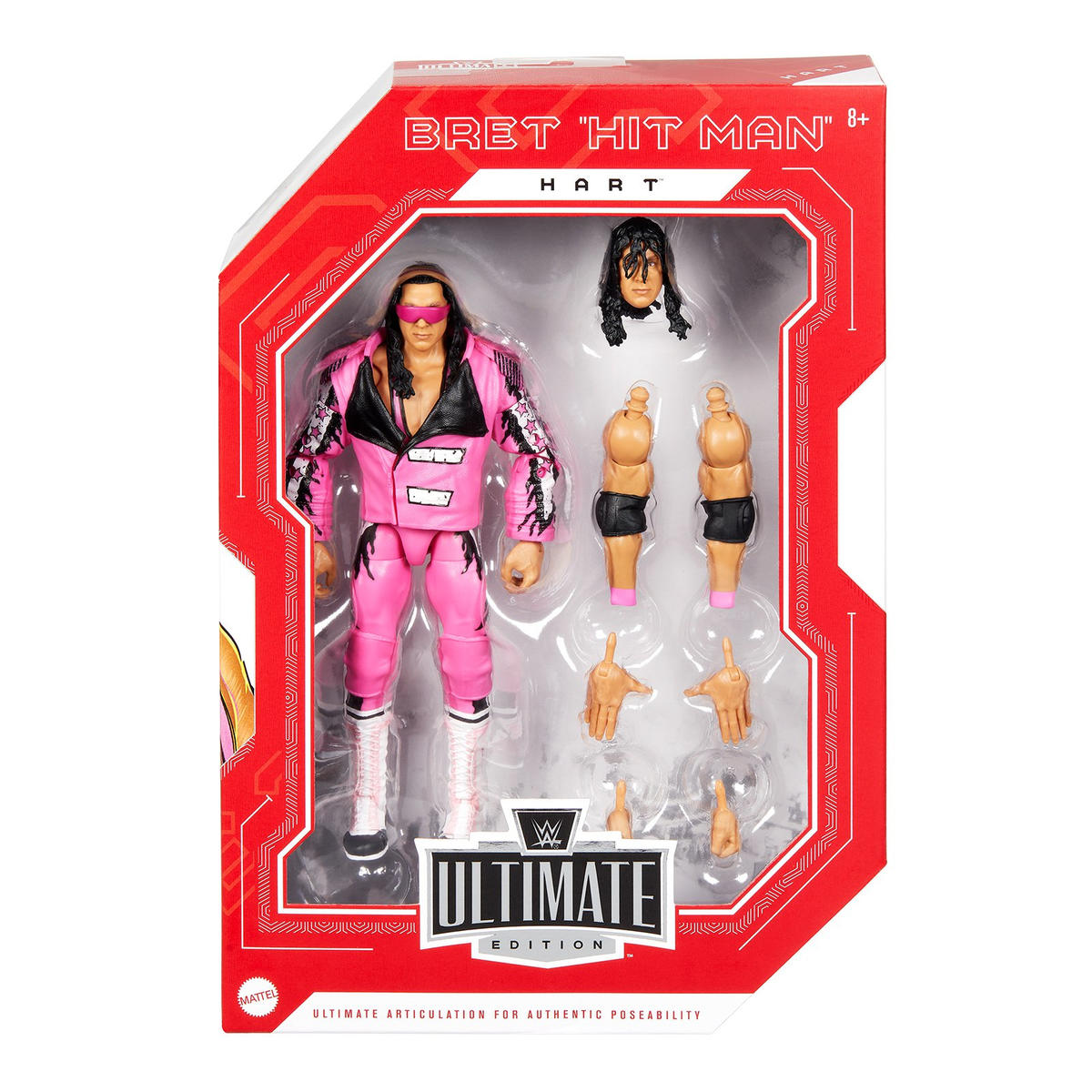 2023 WWE Mattel Ultimate Edition Legends Bret "Hitman" Hart [Exclusive]