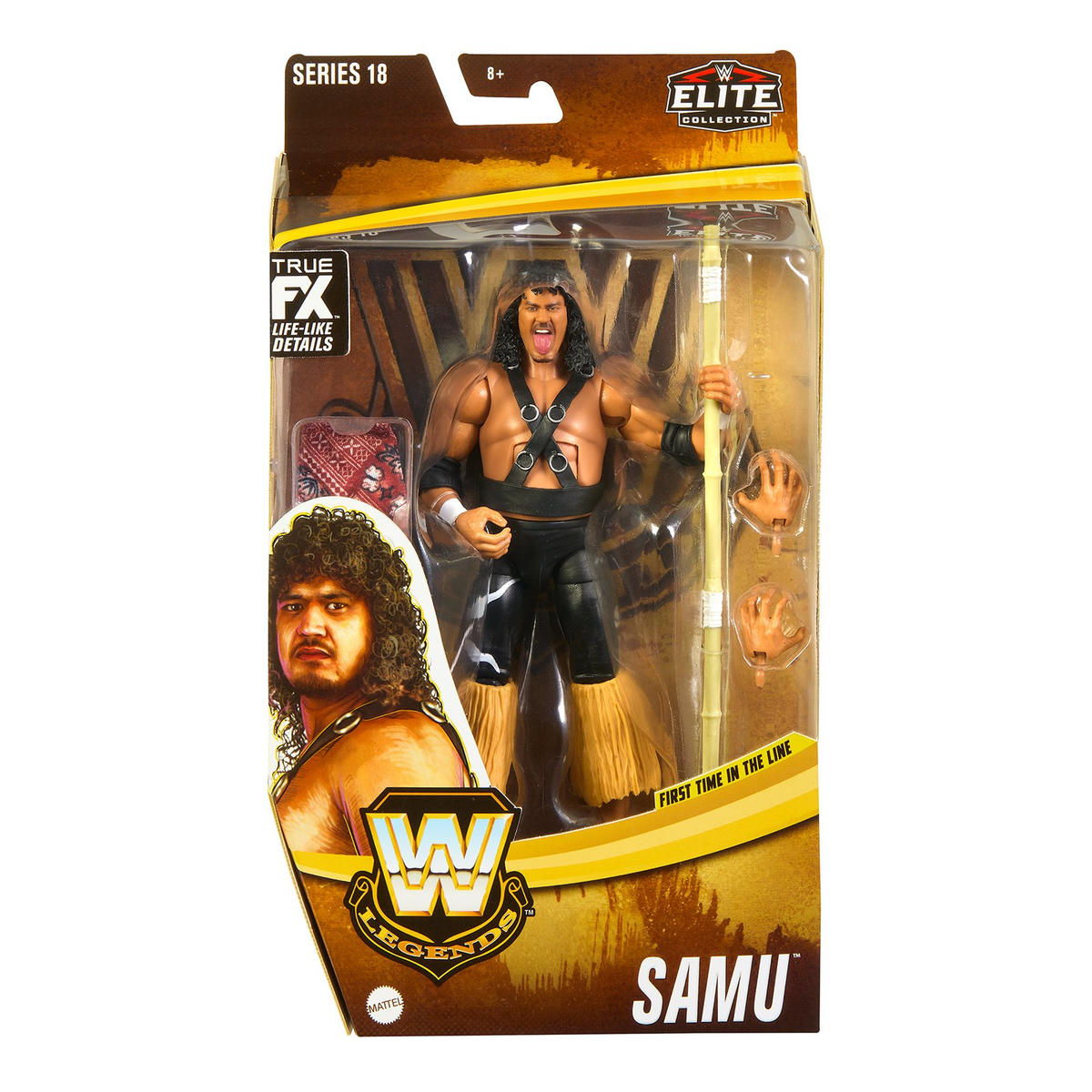 WWE Wrestling Legends Series 18 Samu Action Figure 