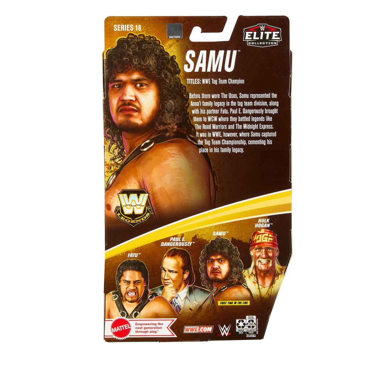 2023 WWE Mattel Elite Collection Legends Series 18 Samu [Exclusive] –  Wrestling Figure Database