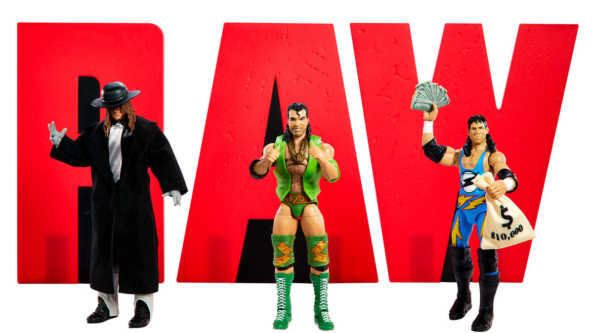 2023 WWE Mattel Elite Raw 30th Anniversary 3-Pack: Razor Ramon