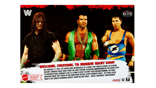 2023 WWE Mattel Elite Raw 30th Anniversary 3-Pack: Razor Ramon, Undertaker & 1-2-3 Kid  [Exclusive]