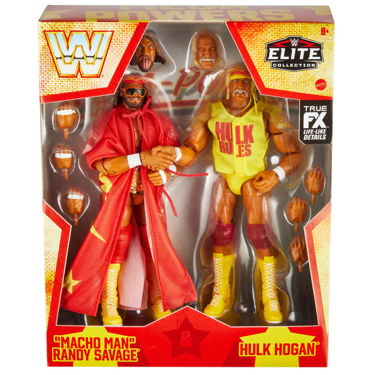 2022 WWE Mattel Elite Collection Ringside Exclusive Mega Powers 2-Pack: Hulk Hogan & Macho Man Randy Savage
