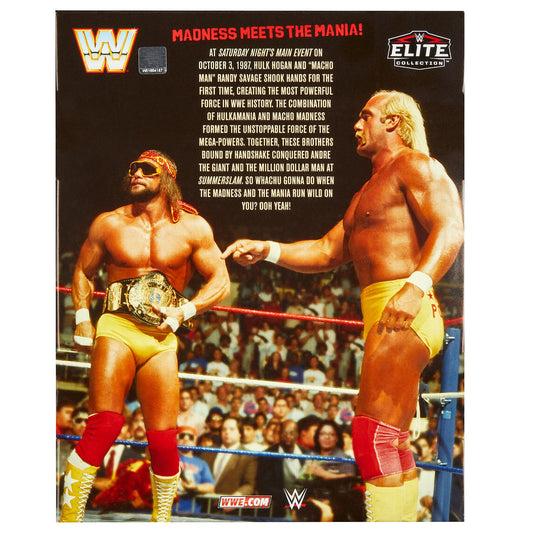 2022 WWE Mattel Elite Collection Ringside Exclusive Mega Powers 2-Pack: Hulk Hogan & Macho Man Randy Savage