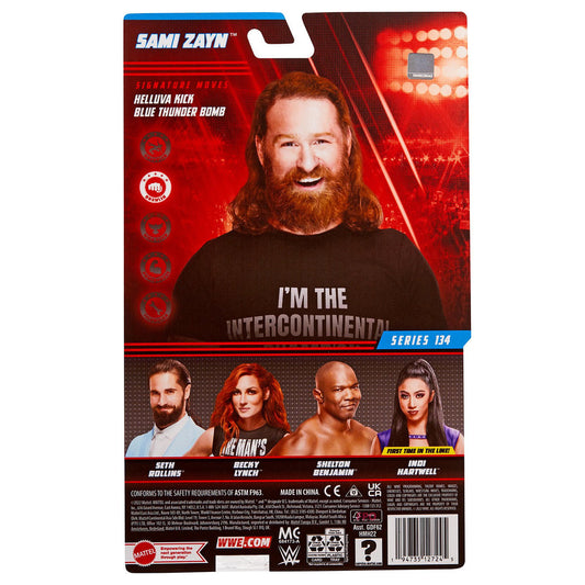 2022 WWE Mattel Basic Series 134 Sami Zayn