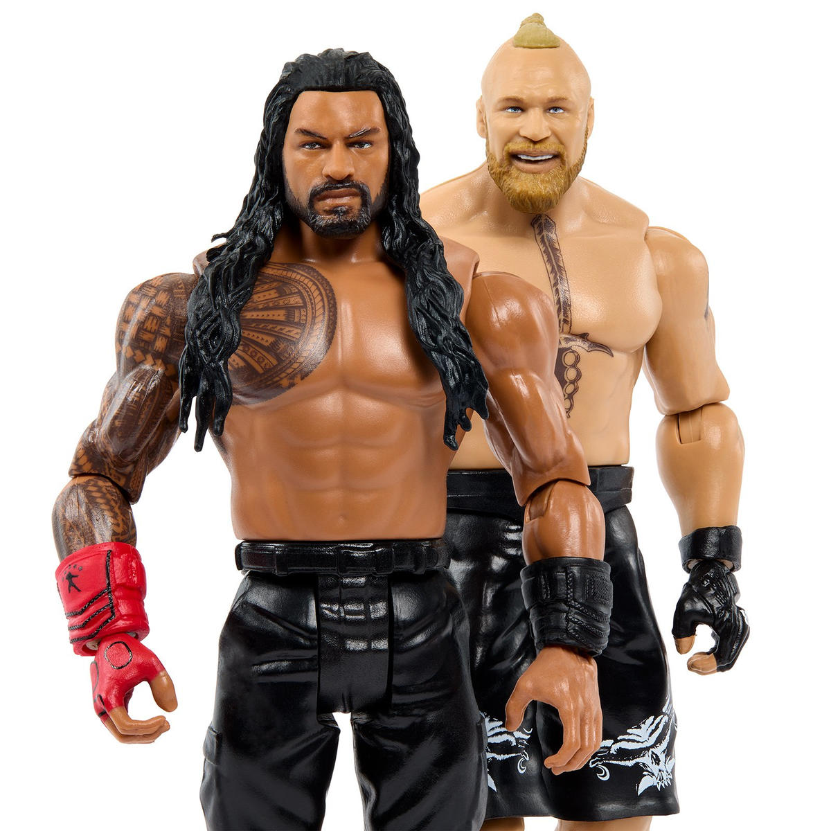 2022 WWE Mattel Basic Championship Rivals With WWE Championship Belt [With Roman Reigns & Brock Lesnar]