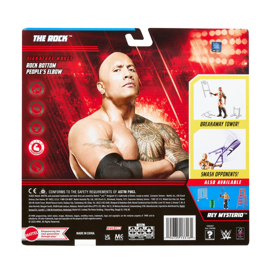 2023 WWE Mattel Basic Ringside Battle Series 1 The Rock