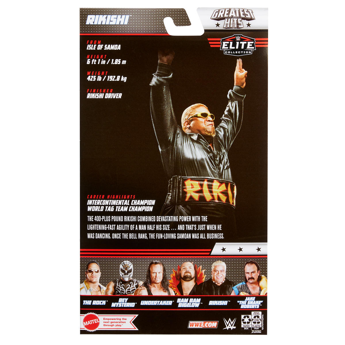 Rikishi deals wrestling figure