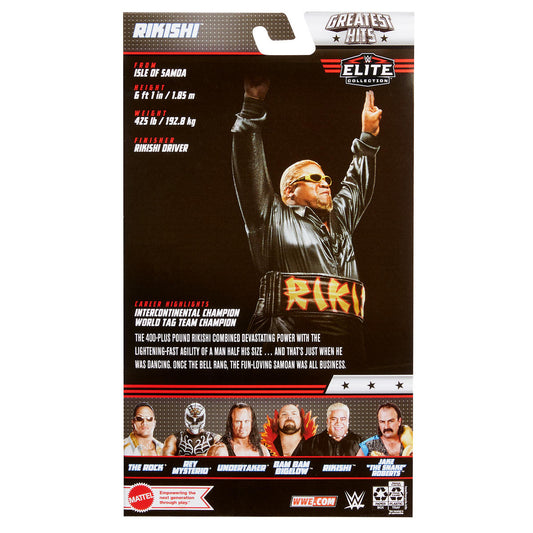 2022 WWE Mattel Elite Collection Greatest Hits Series 1 Rikishi
