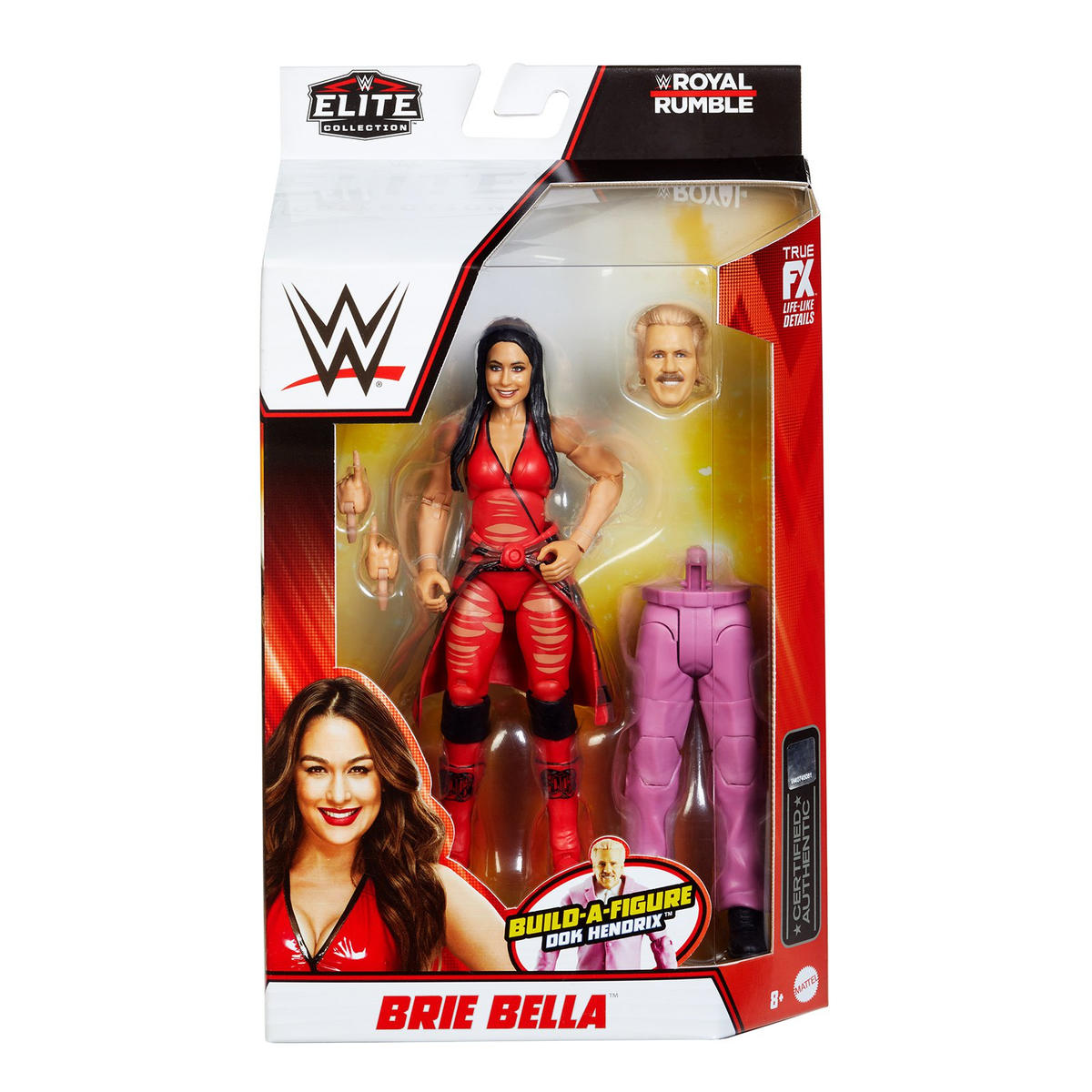 WWE Brie Bella Elite Action Figure - Deluxe Collectible With Ring Gear And Accessories
