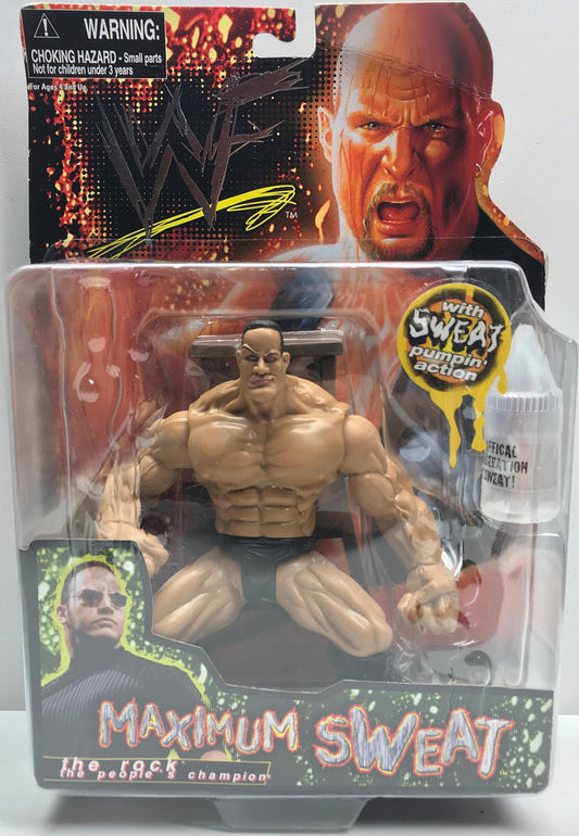 1999 WWF Jakks Pacific Maximum Sweat Series 1 The Rock