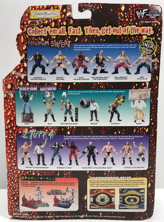 1999 WWF Jakks Pacific Maximum Sweat Series 1 The Rock