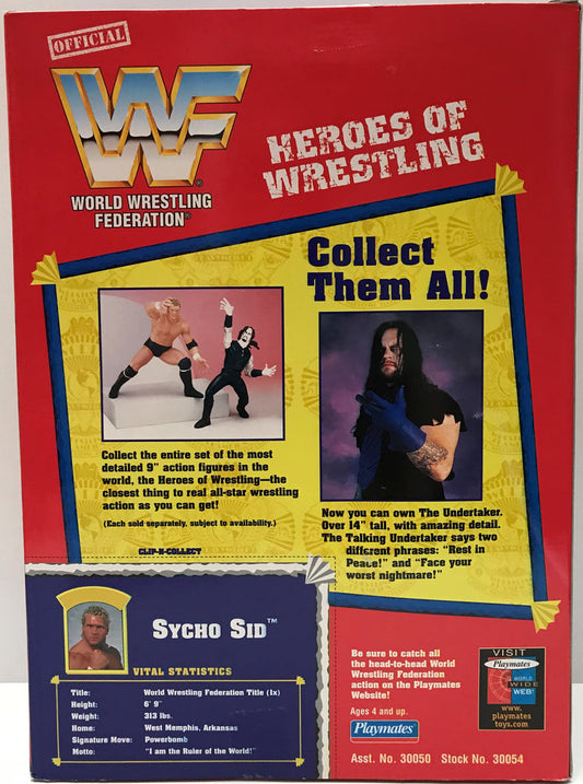 1997 WWF Playmates Toys Heroes of Wrestling Sycho Sid