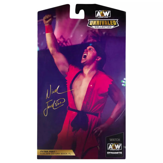 2022 AEW Jazwares Unrivaled Collection GameStop Exclusive Street Fighter Nick Jackson as Ken