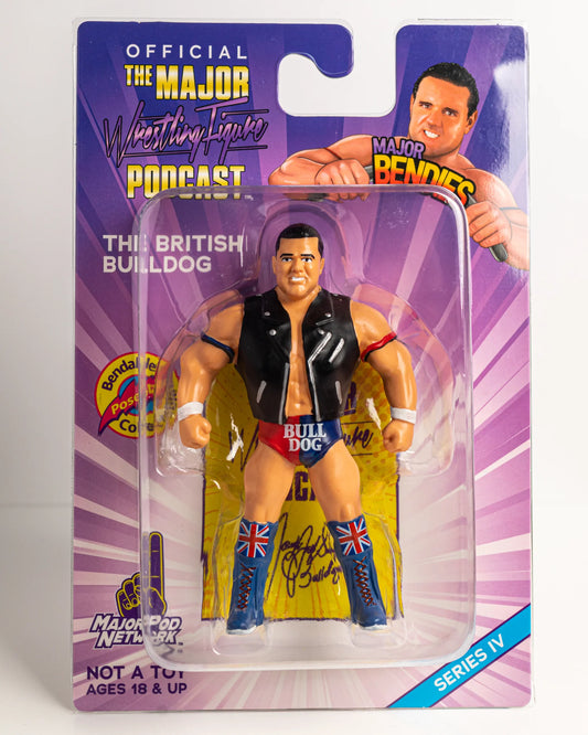 2023 Major Wrestling Figure Podcast Major Bendies Series 4 British Bulldog