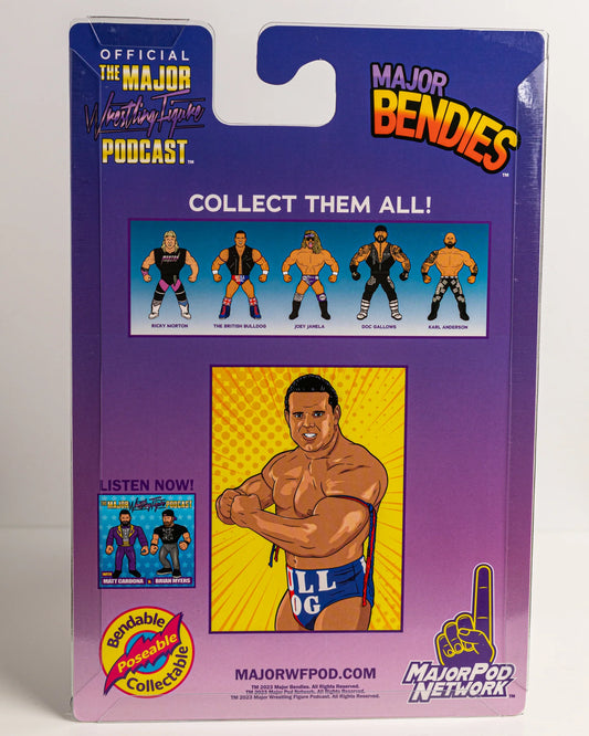 2023 Major Wrestling Figure Podcast Major Bendies Series 4 British Bulldog