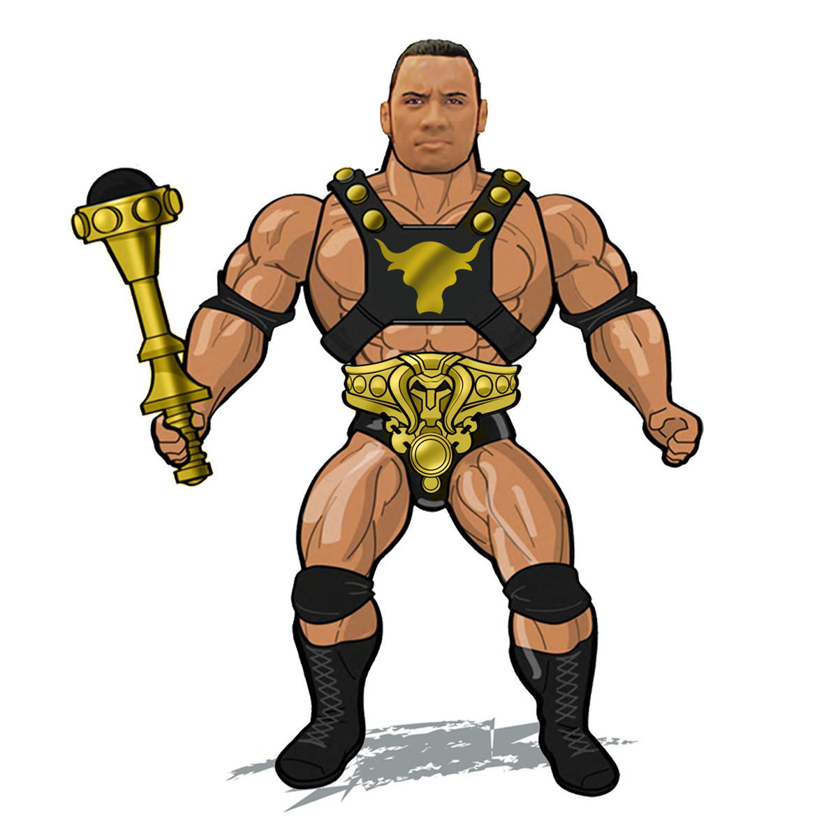 2020 Mattel Masters of the WWE Universe Series 3 The Rock [Exclusive]