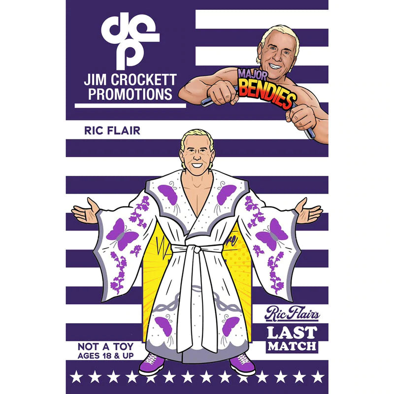 2022 Jim Crockett Promotions Major Bendies Limited Edition "Last Match" Ric Flair