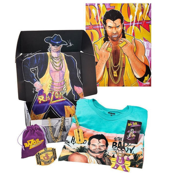 Razor Ramon Yellow 2021 WWE Limited Edition Razor Ramon Vinyl Figure – Wrestling Figure ...