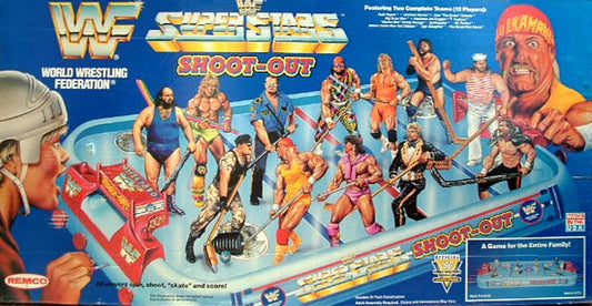 1991 WWF Remco Superstar Shoot-Out Board Game