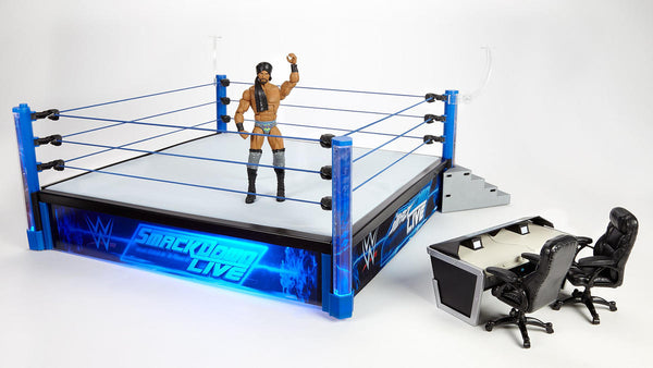 2018 WWE Mattel Elite Collection Smackdown Main Event Ring – Wrestling ...