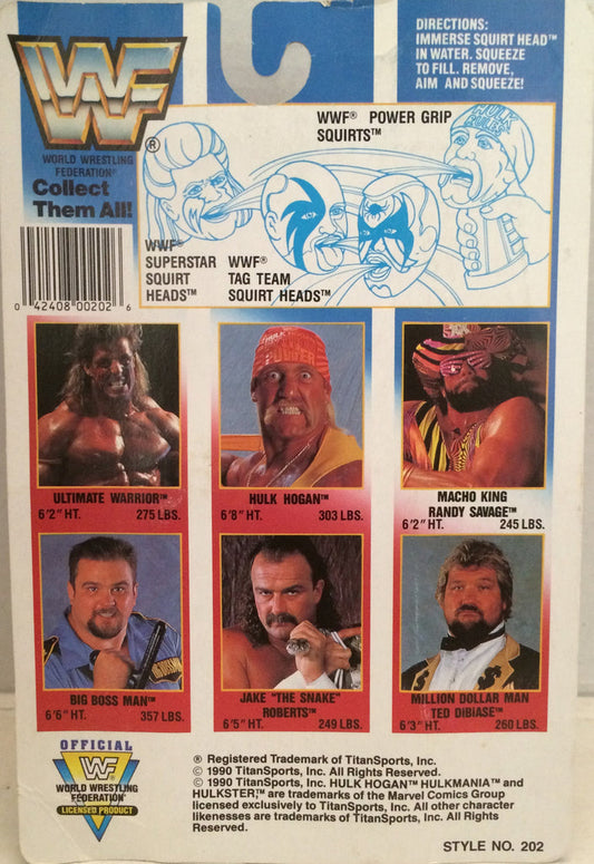 1990 WWF Multi Toys Squirt Heads Big Boss Man