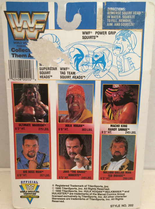 1990 WWF Multi Toys Squirt Heads "Million Dollar Man" Ted Dibiase