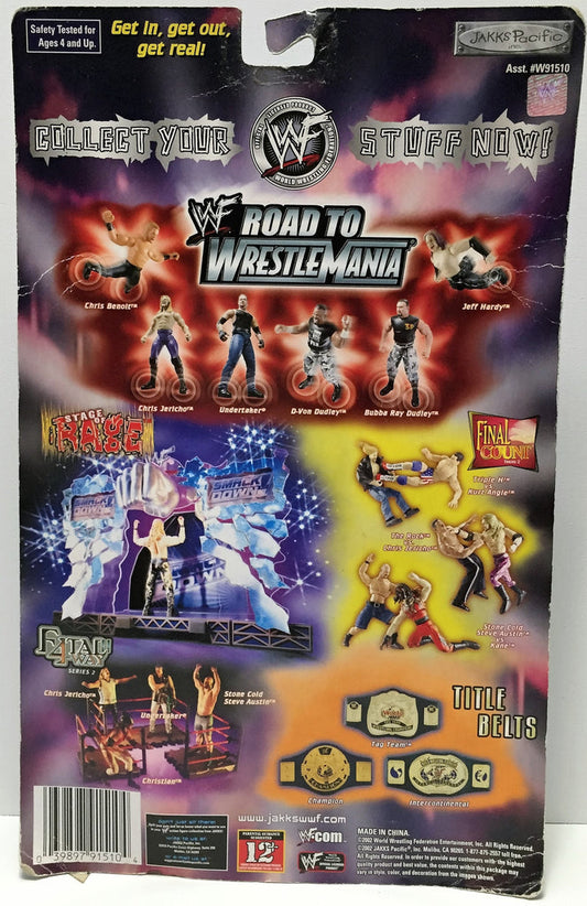 2002 WWF Jakks Pacific Road to WrestleMania Chris Benoit