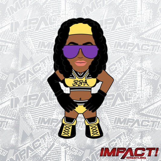 2022 Pro Wrestling Tees Impact! Wrestling Exclusive Micro Brawlers Series 4 Tasha Steelz