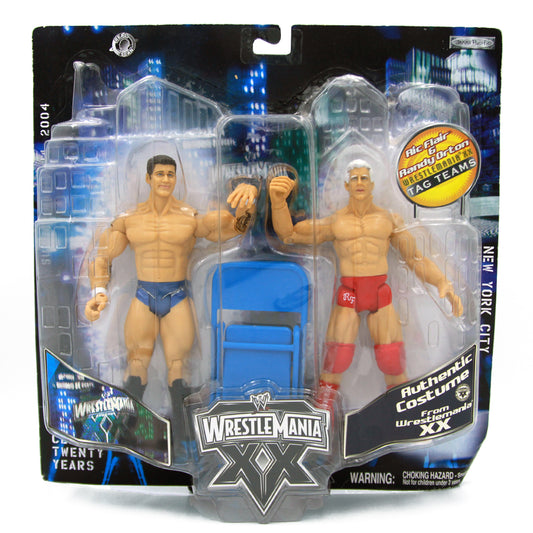 2004 WWE Jakks Pacific Ruthless Aggression WrestleMania XX Tag Teams: Randy Orton & Ric Flair