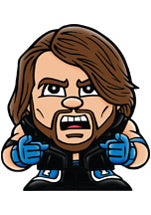 2016 Party Animal Toys WWE TeenyMates Series 2 AJ Styles