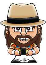 2016 Party Animal Toys WWE TeenyMates Series 2 Bray Wyatt