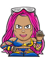 2016 Party Animal Toys WWE TeenyMates Series 2 Sasha Banks