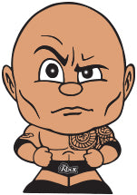 2015 Party Animal Toys WWE TeenyMates Series 1 The Rock