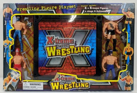 X-Treme Action Wrestling Bootleg/Knockoff Wrestling Figure Playset