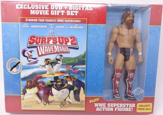 2016 WWE Mattel Surf's Up 2: Wavemania Walmart Exclusive DVD Gift Set Daniel Bryan [With Black Trunks]