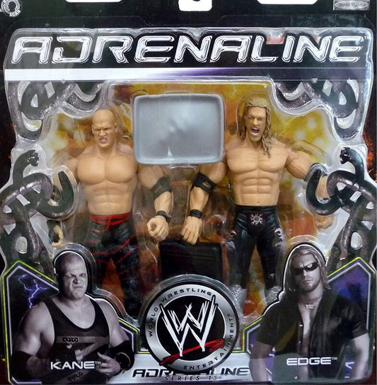 2005 WWE Jakks Pacific Adrenaline Series 15 Kane & Edge