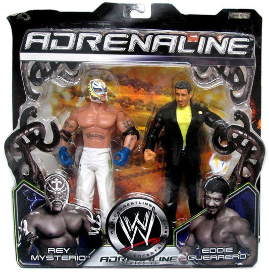 2005 WWE Jakks Pacific Adrenaline Series 15 Rey Mysterio & Eddie Guerrero