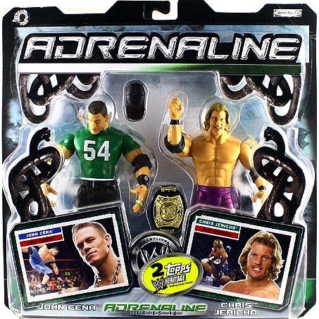 2006 WWE Jakks Pacific Adrenaline Series 16 John Cena & Chris Jericho
