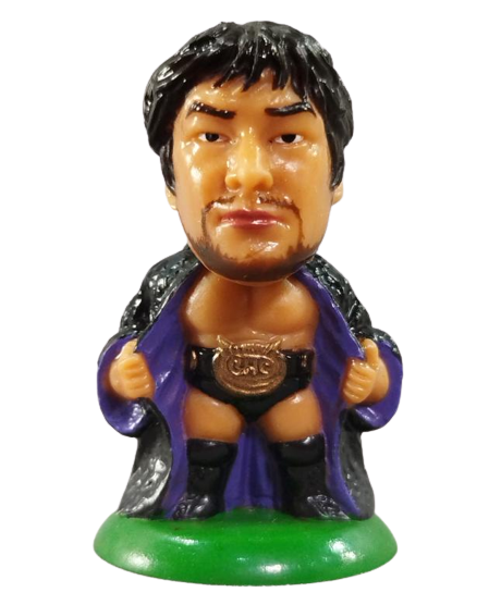 2005 Pro-Wrestling NOAH CharaPro Mini Big Heads/Pro-Kaku Heroes Series 3 Kenta Kobashi [With Entrance Gear]