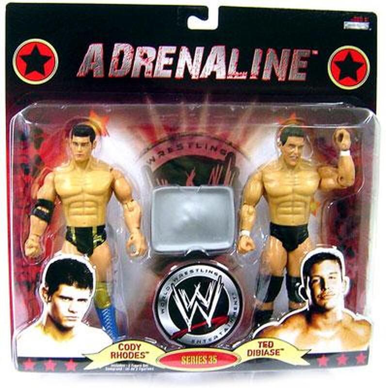 2009 WWE Jakks Pacific Adrenaline Series 35 Cody Rhodes & Ted Dibiase Jr.