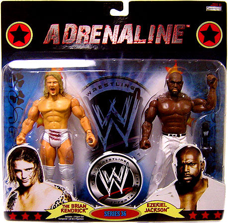 2009 WWE Jakks Pacific Adrenaline Series 36 The Brian Kendrick & Ezekiel Jackson
