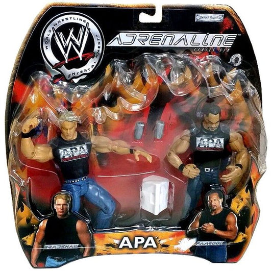 2004 WWE Jakks Pacific Adrenaline Series 6 APA: Bradshaw & Faarooq