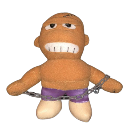 Roller Tron Wrestlefest Pro-Wrestling Plush Wrestlers Series 2 Abdullah the Butcher