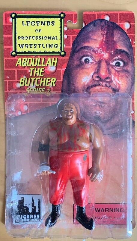 1999 FTC Legends of Professional Wrestling [Original] Series 2 Abdullah the Butcher [With Red Pants & Blood]