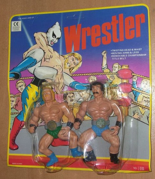 Wrestler Bootleg/Knockoff 2-Pack: 338/7 & 339/11 [Hulk Hogan]