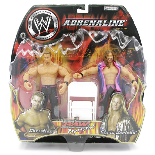 2004 WWE Jakks Pacific Adrenaline Series 7 Christian & Chris Jericho